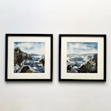 "Winter sea" - Original Painting in multicolor by Isabel Aguilar - Isolda
