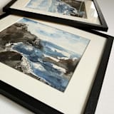 "Winter sea" - Original Painting in multicolor by Isabel Aguilar - Isolda