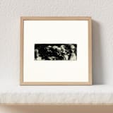 "Etching 1" - Original Painting in black by Dana Williamowsky
