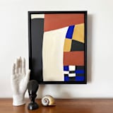 "Taos II" - Original Painting in multicolor by Renée Stramel