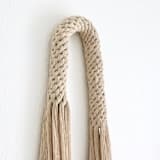"Rope Arch- Oatmeal Aarya" - Original Painting in beige by Bharti Trivedi