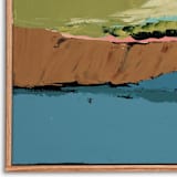 "Blue Seascape" - Original Painting in blue by Caryn Owen