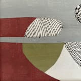 "Orbits" - Original Painting in gray by Bethania Lima