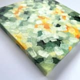 "'Orange Blossom: Florida'" - Original Painting in green by Holly Whitcomb