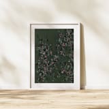 "The Space Inbetween" - Original Painting in green by Kate Nelson