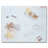 "Sandy Mist" - Original Painting in white by AlisonJerry