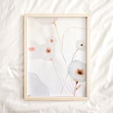 "Serena IV" - Original Painting in white by jinseikou