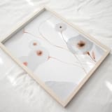 "Serena IV" - Original Painting in white by jinseikou