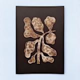 "Wild Botanical" - Original Painting in brown by Alisa Galitsyna