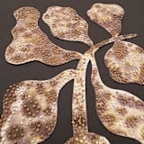 "Wild Botanical" - Original Painting in brown by Alisa Galitsyna