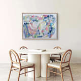 "The Slow Return - 40 x 30 inches  - Original Painting" - Original Painting in multicolor by Sarah Mankin
