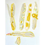 "i am part of" - Original Painting in yellow by tina johnson