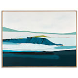 "Pacific Seascape Series" - Original Painting in blue by Caryn Owen