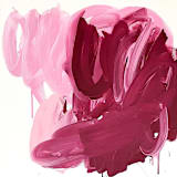 "missives 1, 2, 3" - Original Painting in pink by bari wieselman schulman