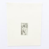 "Etching 6" - Original Painting in black by Dana Williamowsky