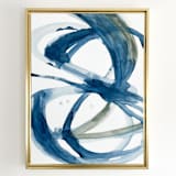 "Summer Cell 3" - Original Painting in blue by Mary Gaspar