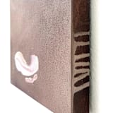 "Mocha Mint" - Original Painting in brown by robyn lomauro