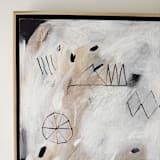 "Untitled No 5" - Original Painting in beige by Amy Early