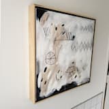 "Untitled No 5" - Original Painting in beige by Amy Early