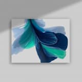 "Lota" - Original Painting in blue by Marta Spendowska