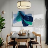 "Lota" - Original Painting in blue by Marta Spendowska