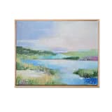 "Mellow Marsh Morning" - Original Painting in multicolor by AlisonJerry