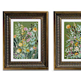 "Enchanted Gardens Set" - Original Painting in multicolor by AlisonJerry