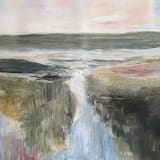 ""Mercy at Daybreak" - 22 x 30 - Original Painting" - Original Painting in multicolor by Sarah Mankin