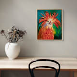 "Redford" - Original Painting in multicolorassorted-colors by CONNIE COLLUM