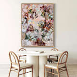 "“The Slow Unraveling” - Original Abstract - 30x40" - Original Painting in brown by Sarah Mankin