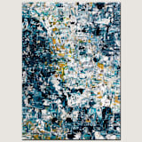 "Niagara Falls | Abstract Painting on Canvas" - Original Painting in blue by Carmen Guedez
