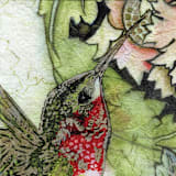 ""Hummingbird III"" - Original Painting in multicolor by Stephanie Toral