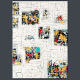 "precious moments" - Original Painting in white by Carmen Guedez