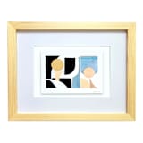 "O Sol" - Original Painting in blue by AlisonJerry