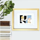 "O Sol" - Original Painting in blue by AlisonJerry