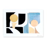 "O Sol" - Original Painting in blue by AlisonJerry