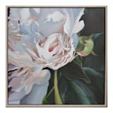 "Peach Peony Reverie" - Original Painting in pink by Mandy Trimble Leonard