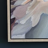 "Peach Peony Reverie" - Original Painting in pink by Mandy Trimble Leonard
