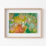 "Adorn #2" - Original Painting in green by Amy Mullen