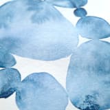 "Indigo Water Stones 01" - Original Painting in blue by Danushka Abeygoda