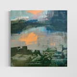"Scouting 5" - Original Painting in multicolor by Stacy Kron