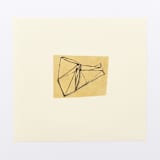 "Folded Cow Head 5 Pastel" - Original Painting in multicolorassorted-colors by Dana Williamowsky