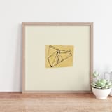 "Folded Cow Head 5 Pastel" - Original Painting in multicolorassorted-colors by Dana Williamowsky
