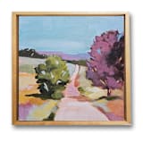 "Cranberry Trail l" - Original Painting in multicolorassorted-colors by AlisonJerry