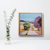 "Cranberry Trail l" - Original Painting in multicolorassorted-colors by AlisonJerry