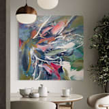 "Ordinary Extraordinary Day" - Original Painting in multicolor by Stacy Kron