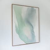 "Afterglow" - Original Painting in green by Rebecca King