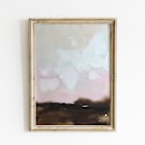 "After Dinner" - Original Painting in pink by Renee Anne Bouffard-McManus