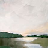 "Sun In Twilight" - Original Painting in multicolorassorted-colors by AlisonJerry