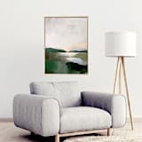 "Sun In Twilight" - Original Painting in multicolorassorted-colors by AlisonJerry